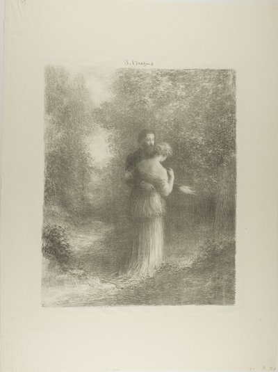 Aşk Şiirleri, ilk plaket by Ignace Henri Jean Fantin Latour