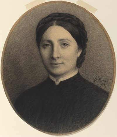 Madam Ditte, 1867. by Ignace Henri Jean Fantin Latour