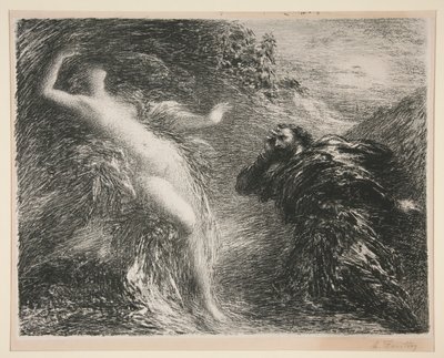 Manfred ve Astaire by Ignace Henri Jean Fantin Latour