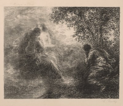 Müzik ve Şiir by Ignace Henri Jean Fantin Latour