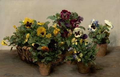 Hercai Menekşe, 1874. by Ignace Henri Jean Fantin Latour