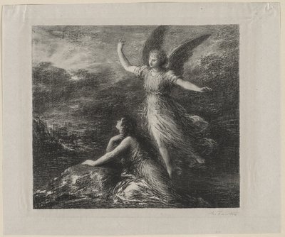 Cennet ve Peri by Henri Fantin Latour