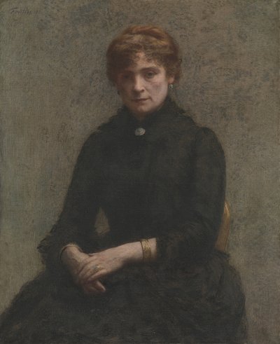 Bir Kadının Portresi, 1885. by Ignace Henri Jean Fantin Latour