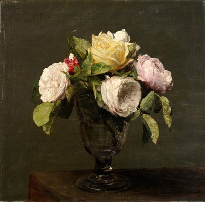 Kadehteki Güller, 1873. by Ignace Henri Jean Fantin Latour