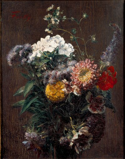 Natürmort: Karışık Çiçekler, c1850-1900 by Ignace Henri Jean Fantin Latour