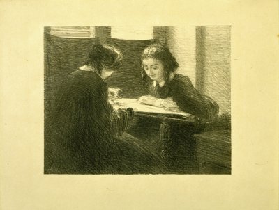 Nakışçılar, No. 3 by Ignace Henri Jean Fantin Latour