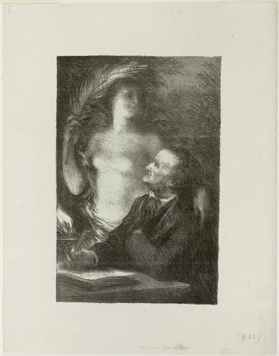 İlham perisi by Ignace Henri Jean Fantin Latour