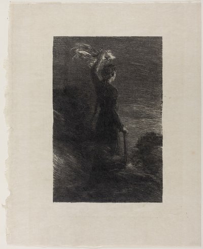 Tristan ve Isolde, II. Perde: Gece Sinyali by Ignace Henri Jean Fantin Latour