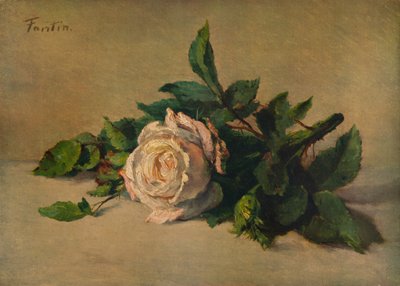 Beyaz Gül, c1863, 1938 by Ignace Henri Jean Fantin Latour
