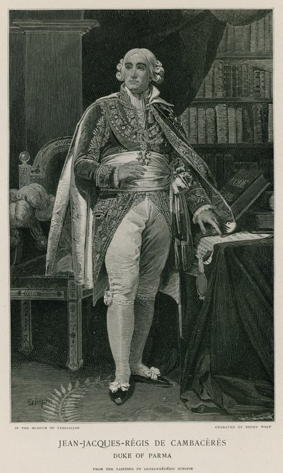 Jean-Jacques-Regis de Cambaceres  by Henri Frederic Schopin