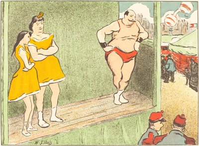 kıskaç; özgür adam by Henri-Gabriel Ibels