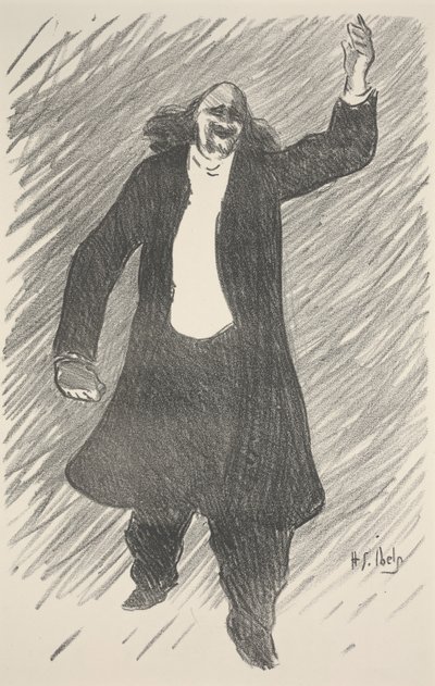 İsimsiz (litografi) by Henri Gabriel Ibels