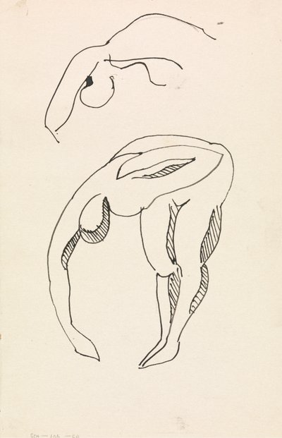 Eğilen Şekil by Henri Gaudier Brzeska