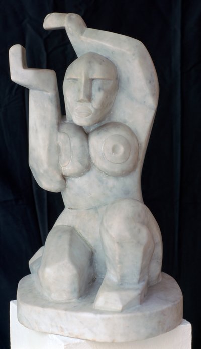 Oturan Kadın, c1911-1915 by Henri Gaudier-Brzeska