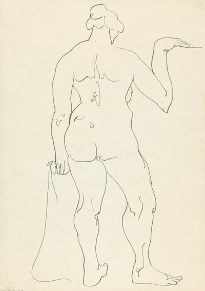 Ayakta Kadın Figürü by Henri Gaudier Brzeska