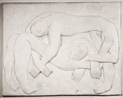 Güreşçiler, 1914 ; 1965 by Henri Gaudier-Brzeska