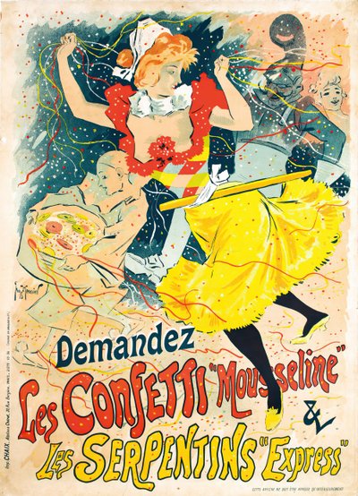 Konfeti, 1894. by Henri Georges Meunier