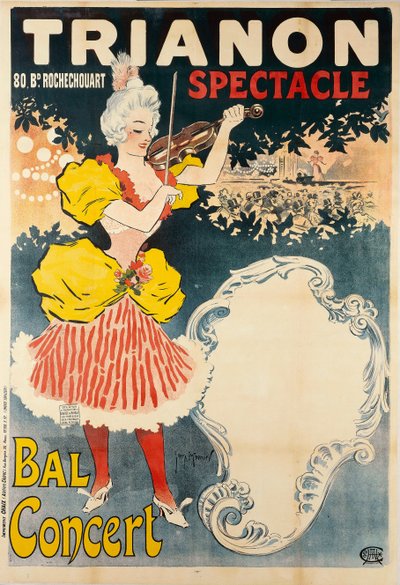 Trianon Gösteri Bal Konseri, 1897. by Henri Georges Meunier