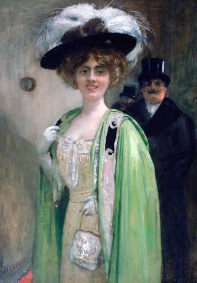 Bir Etkinliğe Gelen Bir Çift, c1872-1929 by Henri Gervex