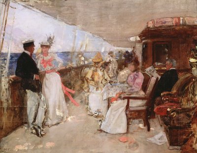 Takımadalarda Yatçılık, 1898 dolayları (kroki) by Henri Gervex