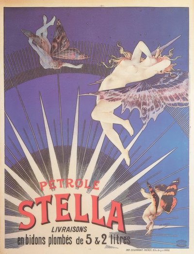 Stella Petrol / Plakat 1897 by Henri Gray