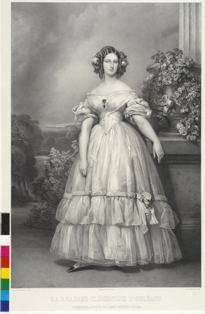 Fransa Prensesi Clementine by Henri Grevedon