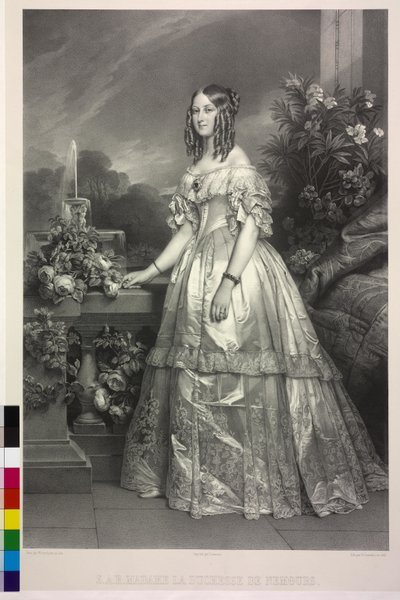 Saxe-Coburg-Gotha Prensesi Victoria by Henri Grevedon