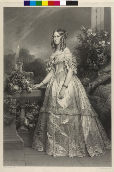 Saxe-Coburg-Gotha Prensesi Victoria by Henri Grevedon