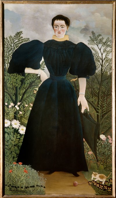 Madam M by Henri J.F. (1844-1910) Rousseau