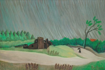 Yağmurlu Bir Sabah (tuval üzerine yağlı boya) by Henri Rousseau