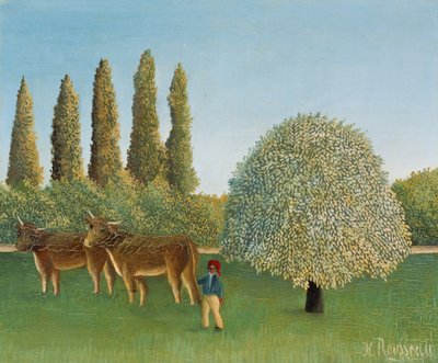 Meadowland (mera) by Henri Rousseau