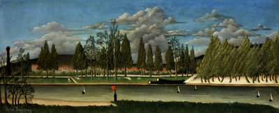 Ağaç Gövdeli Manzara, c.1887 by Henri J.F. 1844 1910 Rousseau