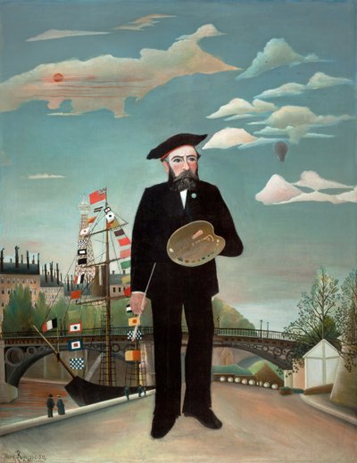 Kendim: Portre-Manzara, 1890 by Henri J.F. 1844 1910 Rousseau
