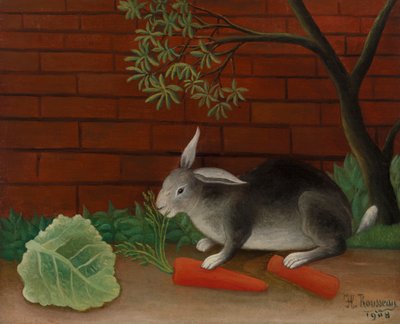 tavşan, 1908 by Henri J.F. 1844 1910 Rousseau