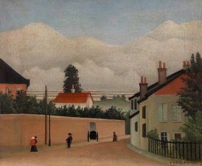 sokak sahnesi by Henri J.F. 1844 1910 Rousseau