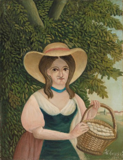yumurta kadın by Henri J.F. 1844 1910 Rousseau
