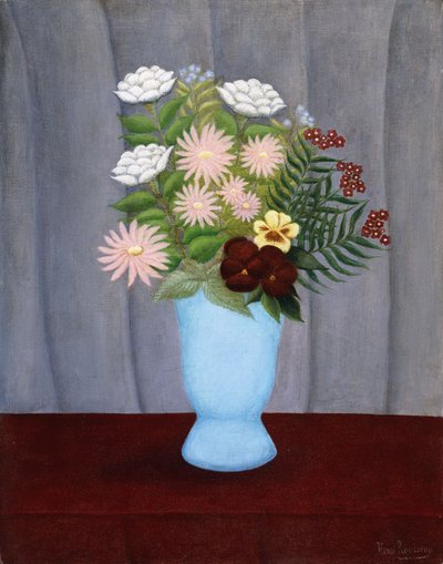 Bahçe Çiçekleri; Bahçe Çiçekleri, c.1909-10 by Henri J.F. Rousseau