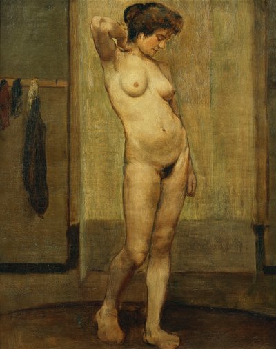 çıplak ayakta; Şimdi Debout, by Henri Jacques Edouard Evenepoel