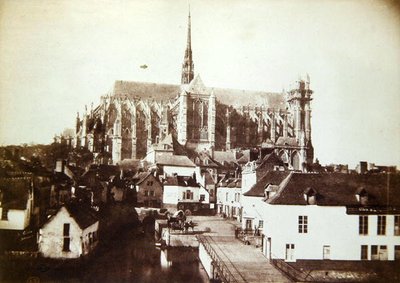 Amiens Katedrali, c.1851-52 (kalotip) by Henri Jean Louis Le Secq