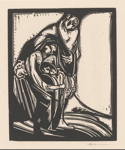 erkek, kadın ve çocuk by Henri Jonas (signed by artist)