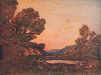 Gün batımı, 1907 by Henri Joseph Harpignies
