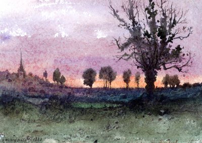 Manzara, 1881 by Henri Joseph Harpignies