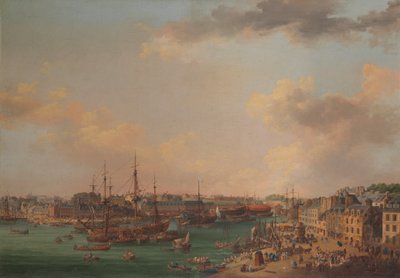 Brest Dış Limanı, 1773. by Henri Joseph Van Blarenberghe
