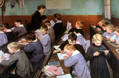 çocuk sınıfı by Henri Jules Jean Geoffroy