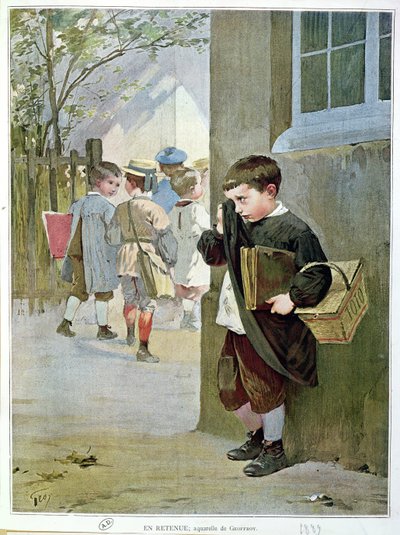 Gözaltında, 1889 by Henri Jules Jean Geoffroy