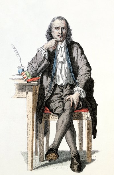 Pierre Corneille (1606-1684) Geoffroy tarafından çizildi by Henri Jules Jean Geoffroy