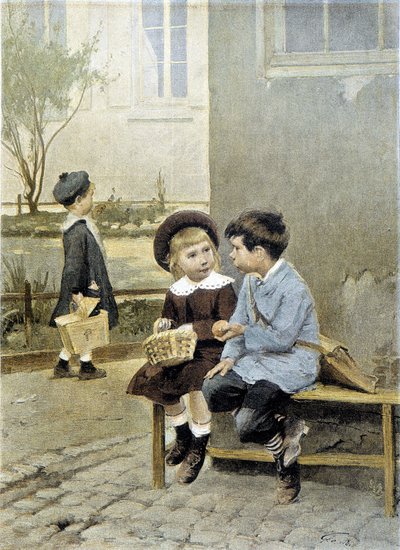 Okul: ücretsiz değişim - Geoffroy by Henri Jules Jean Geoffroy