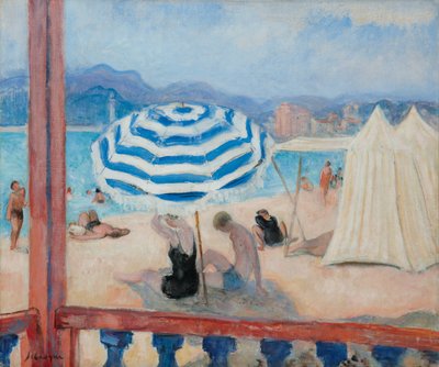 Bastonlar, Mavi Şemsiye ve Çadırlar; Bastonlar, Mavi Şemsiye ve Çadırlar, by Henri Lebasque