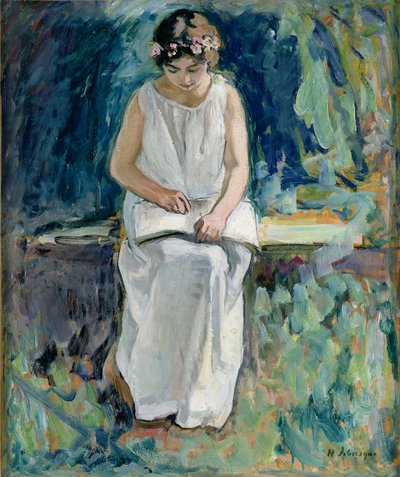 kız okuma by Henri Lebasque