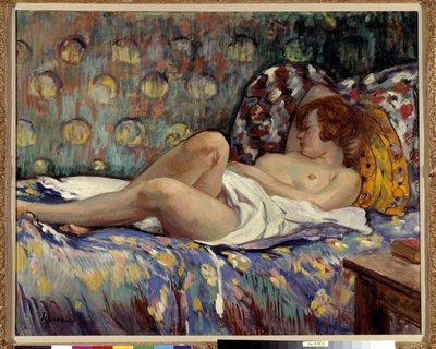 Nu Longe Tablosu Henri Lebasque (1865-1937) Zorunlu söz: Koleksiyon vakfı Provence, marsilya